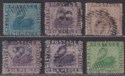 Western Australia 1861 QV Swan perf 14-16 Selection to 1sh Used