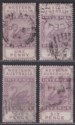 Western Australia 1893-97 QV Revenue Swan Postal Fiscal Selection to 6d Used