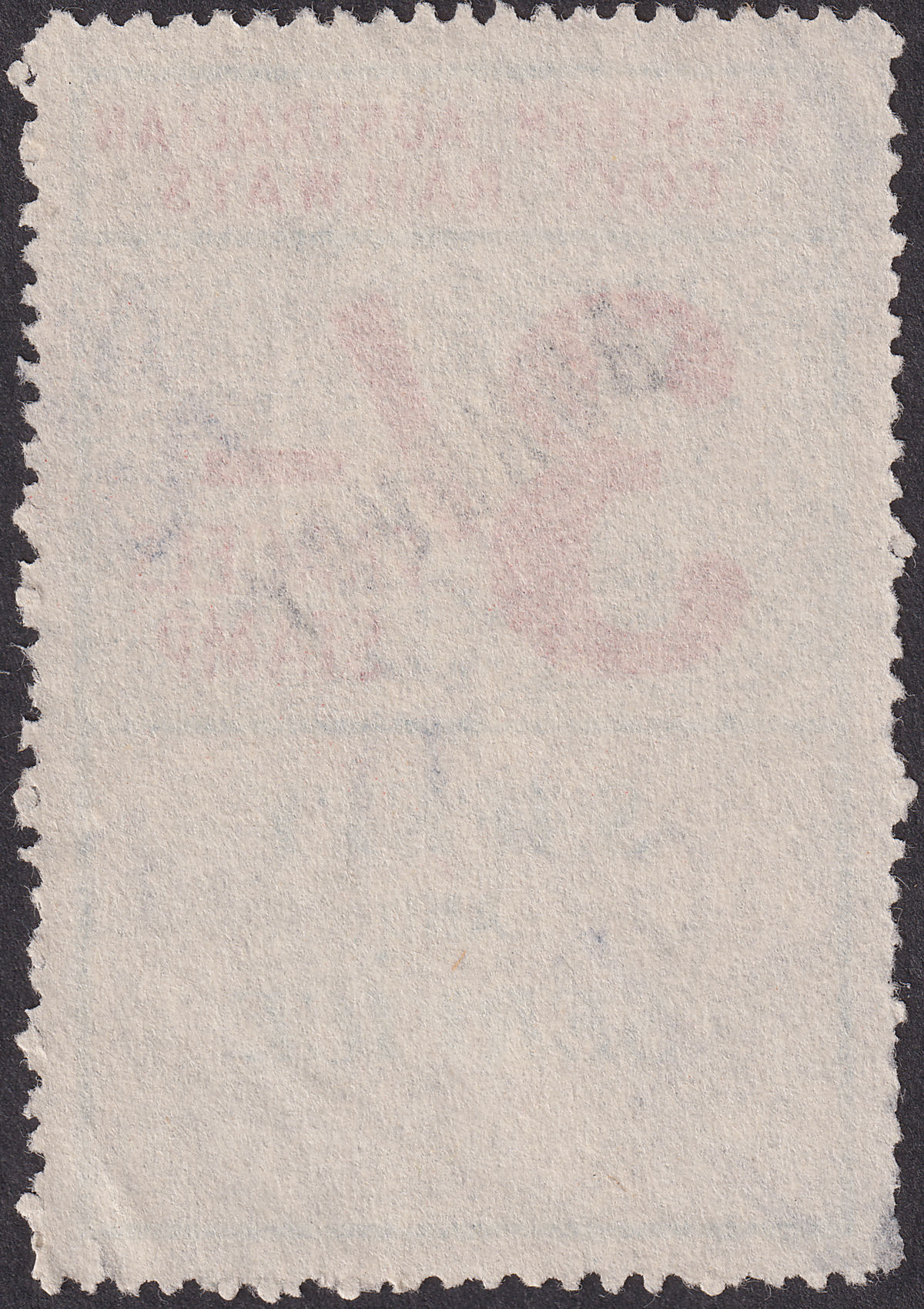 Western Australia 1961 Government Railways 3sh BUNBURY Parcels Stamp Used