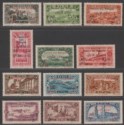 Syria 1926 War Refugees Fund Surcharge Short Set Unused SG196-207 with thins