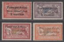 Syria Republic Under French Mandate 1923 Airmail Surcharge Set Mint SG114-117