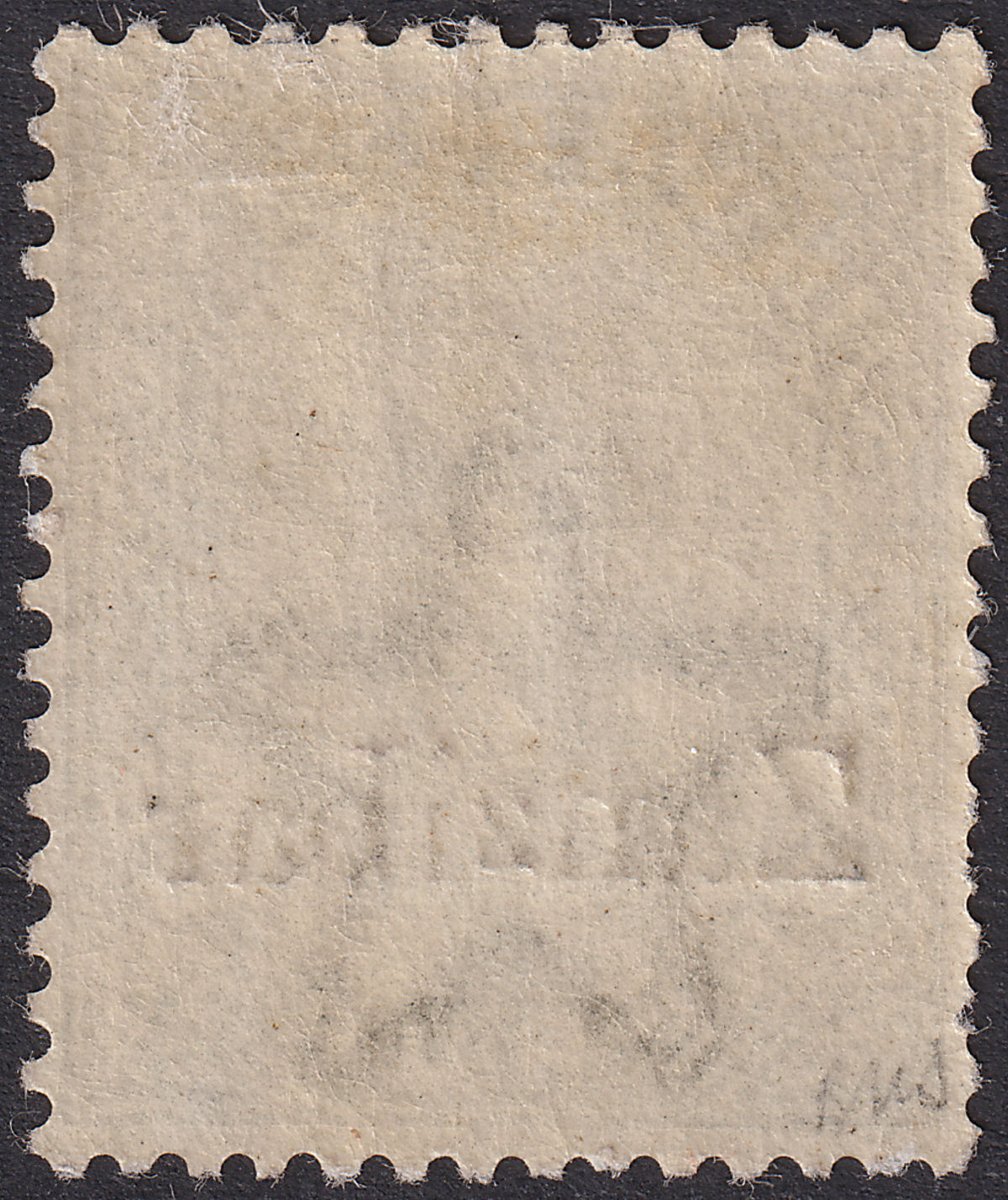 Zanzibar 1895 QV Overprint on India 1r Slate Mint SG17 cat £140 missing perfs