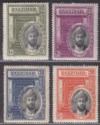Click for more photos and details Zanzibar 1936 Silver Jubilee of Sultan Set Mint SG323-326 cat £35