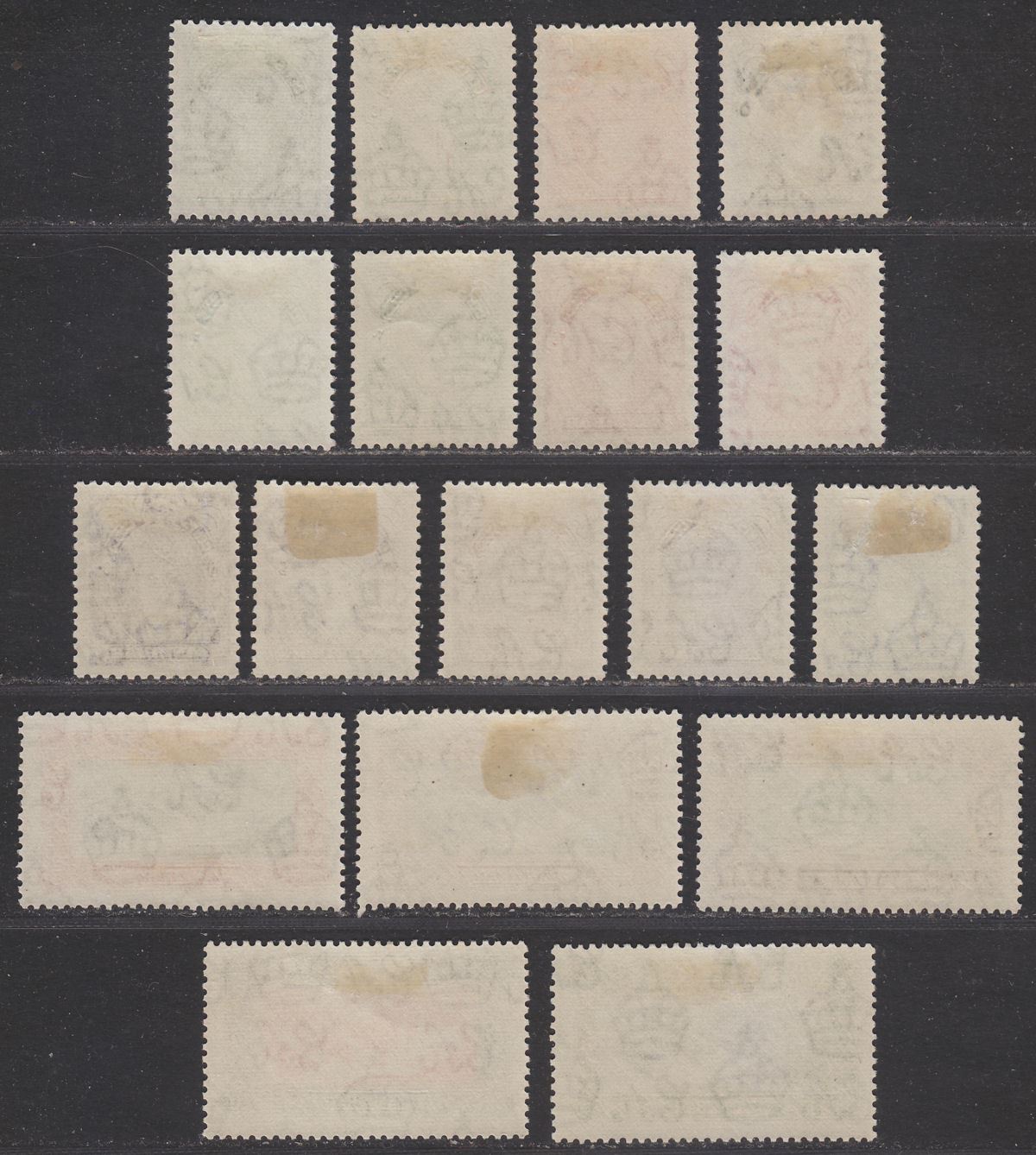 Zanzibar 1952 Sultan Kalif bin Harub Set Mint SG339-352 cat £65