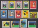 Zanzibar 1964 Definitives Set Mint SG434-447 cat £18