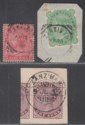 Click for more photos and details India used Zanzibar 1882-92 QV Selection Used with Zanzibar postmarks