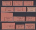 Zanzibar 1926 KGV Postage Due Part Set to 75c Unused