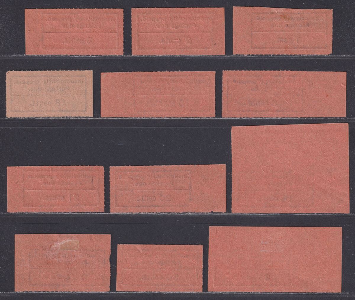 Zanzibar 1926 KGV Postage Due Part Set to 75c Unused