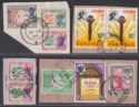 Click for more photos and details Zanzibar 1961-63 Selection to 1sh Used on Pieces Sultan