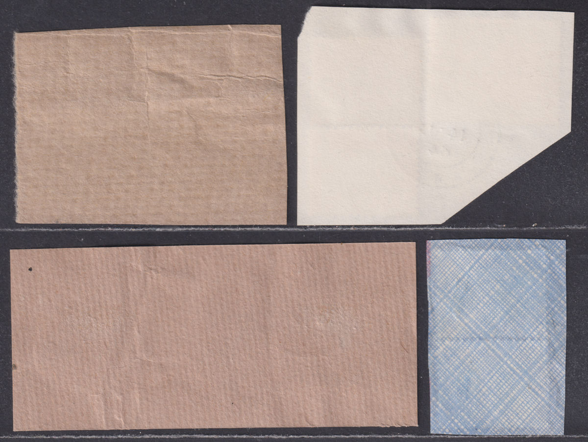 Zanzibar 1961-63 Selection to 1sh Used on Pieces Sultan's Head Crossed 1964 pmks