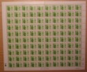 Zimbabwe 2000 1c Postage Due Mint full sheet of 100 D42