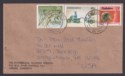Click for more photos and details Zimbabwe 1994 QEII $1, 45c, 20c Used on Cover EMERALD HILL to Pennsylvania